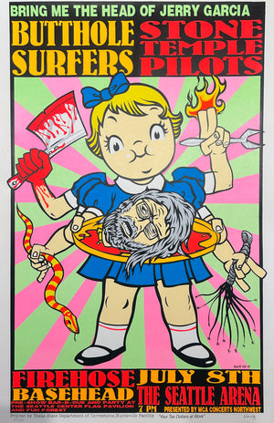 Bring Me the Head of Jerry Garcia Butthole Surfers Stone Temple Pilots '93 Kozik