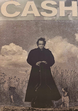 Johnny Cash large promo poster 1994 American Recording