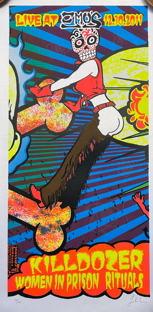 Emo's Austin, TX Closing Set of 9 Posters Lindsey Kuhn