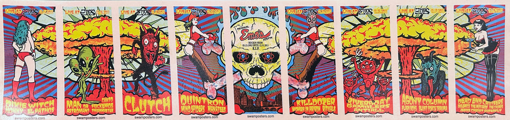 Emo's Austin, TX Closing Set of 9 Posters Lindsey Kuhn