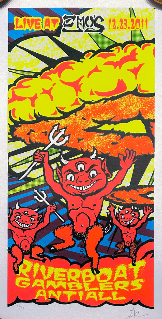 Emo's Austin, TX Closing Set of 9 Posters Lindsey Kuhn