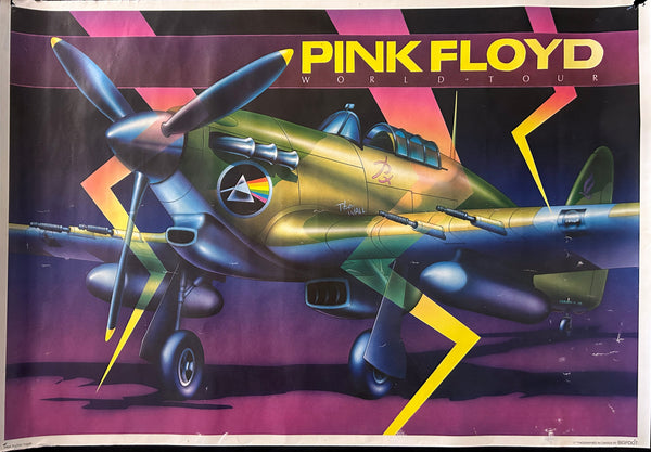 当時物　オリジナル　ヴィンテージポスター　Pink Floyd 1988 Pink Floyd 1988 Tour Poster – South Fir Street