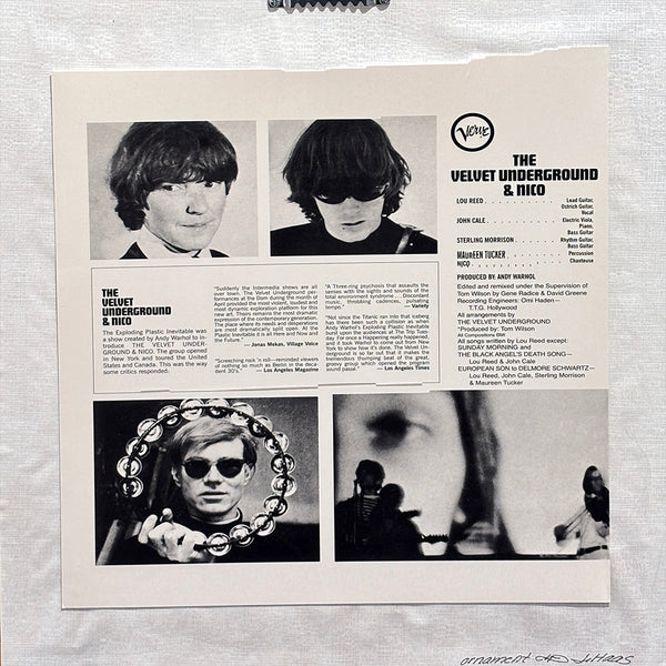 The Velvet Underground & Nico 1967 South Fir Street