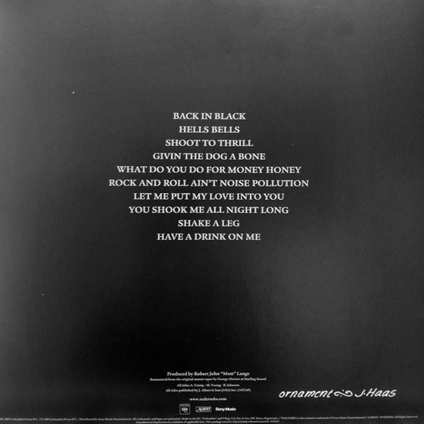 AC/DC Back in Black 1980