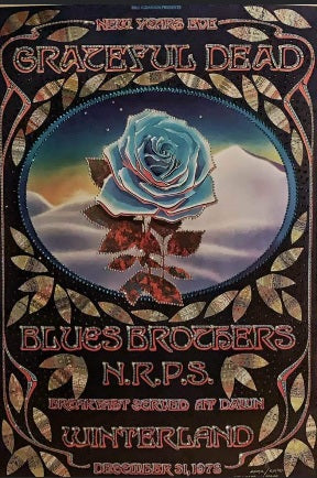 Grateful Dead and The Blues Brothers 1978 Stanley Mouse and Alton Kelly