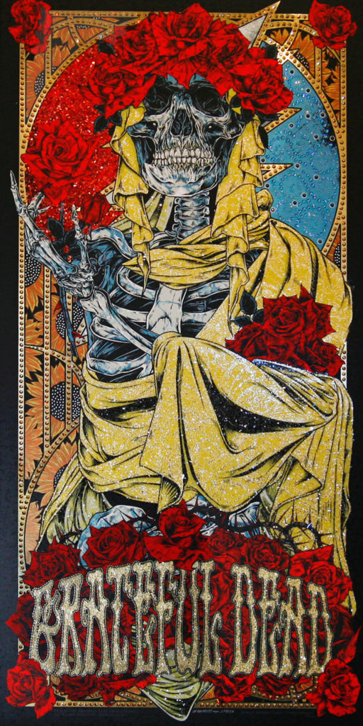 Grateful Dead Limited Edition Rhys Cooper Gold Foil Edition