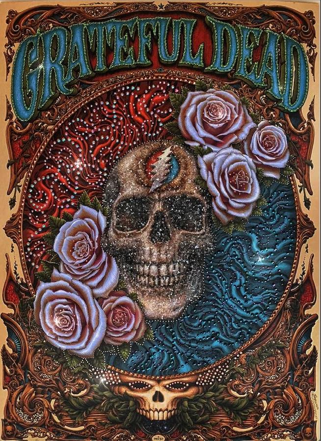 Grateful Dead Skull Roses