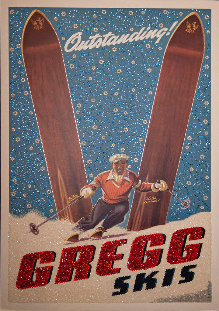 Gregg Skis 1953 Original Poster