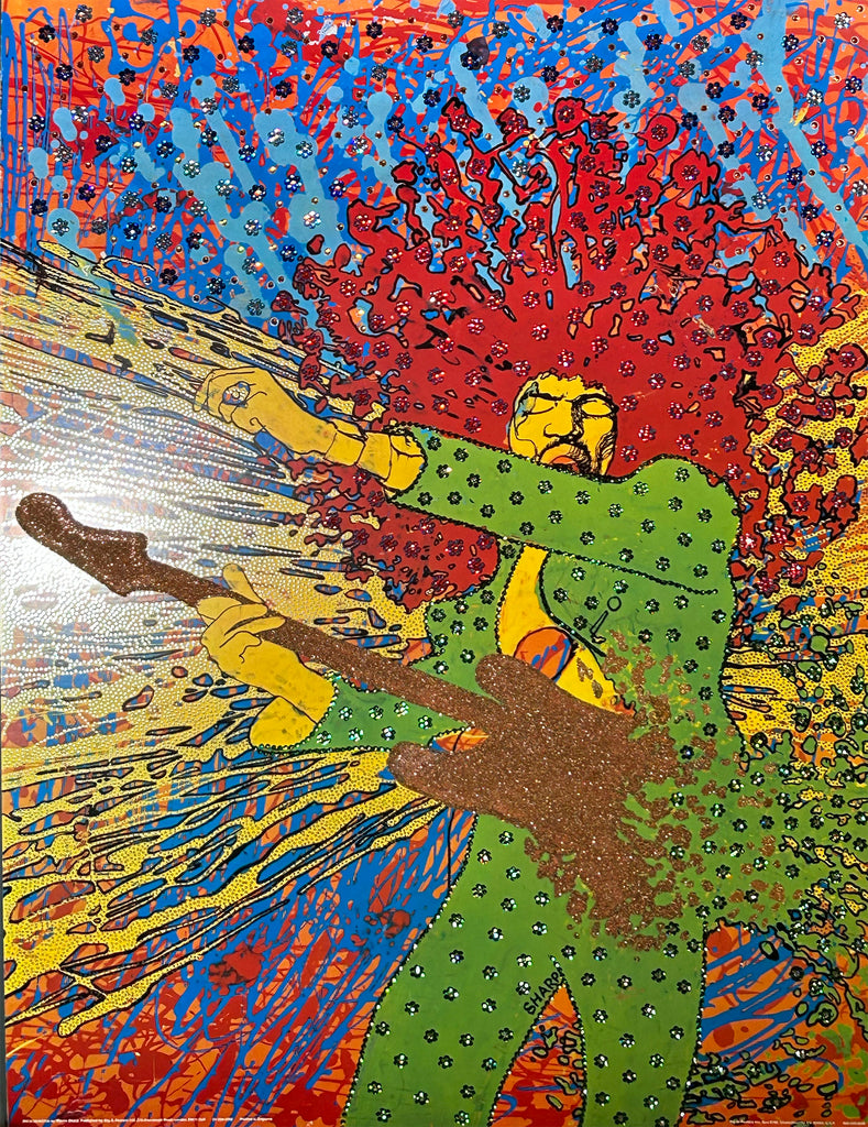 Jimi Hendrix Martin Sharpe poster 1968