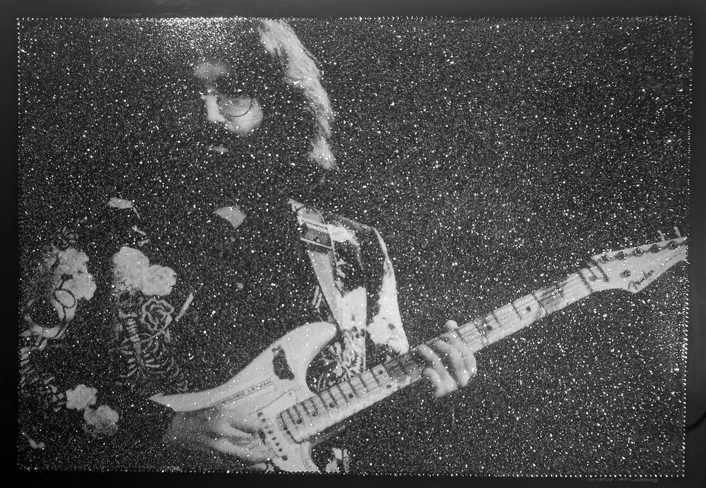 Jerry Garcia 1970's black and white poster