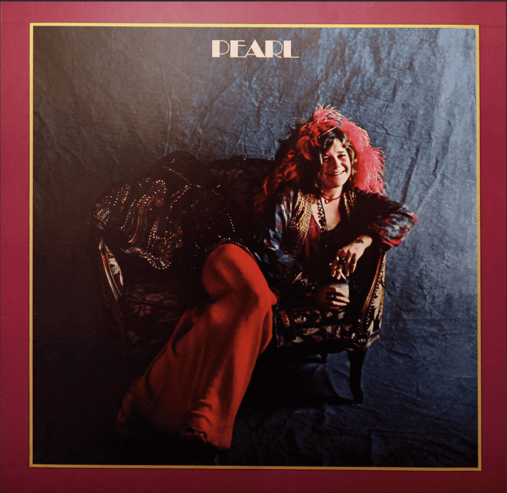 Janis Joplin original promo poster for Pearl 1971