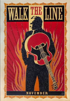 Johnny Cash Walk The Line Shepard Fairey