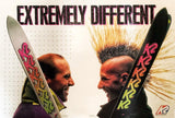 Original K2 Extremely Different poster Phil Mahre Glen Plake