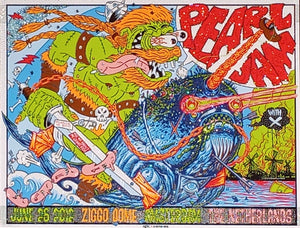 Pearl Jam Amsterdam 2012 Kozik Munk One