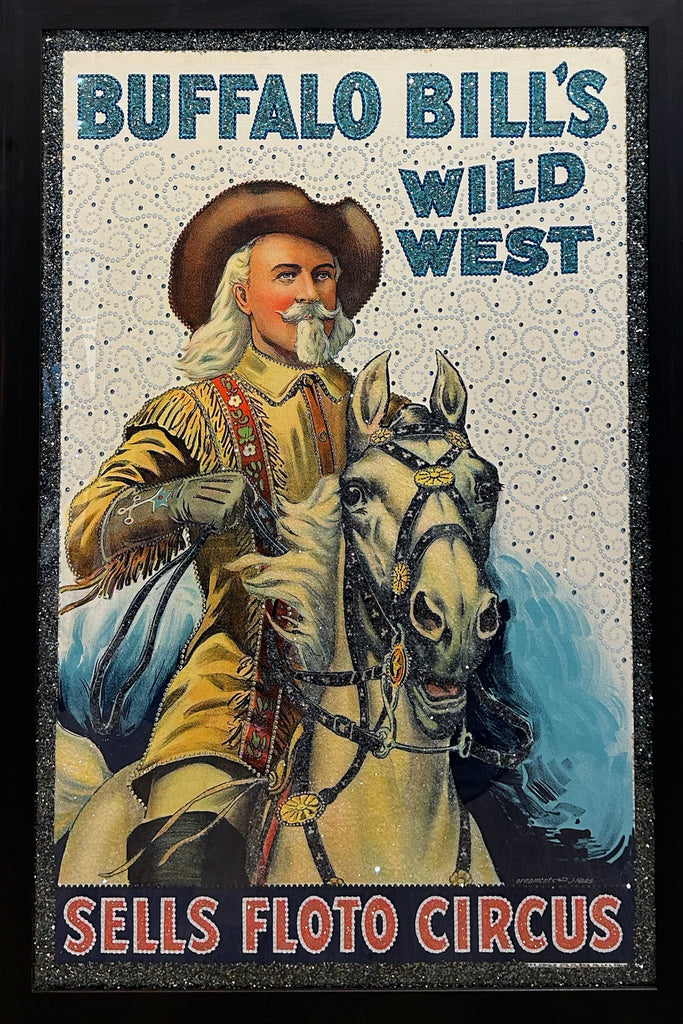 Buffalo Bill Sells Floto Circus Poster 1914
