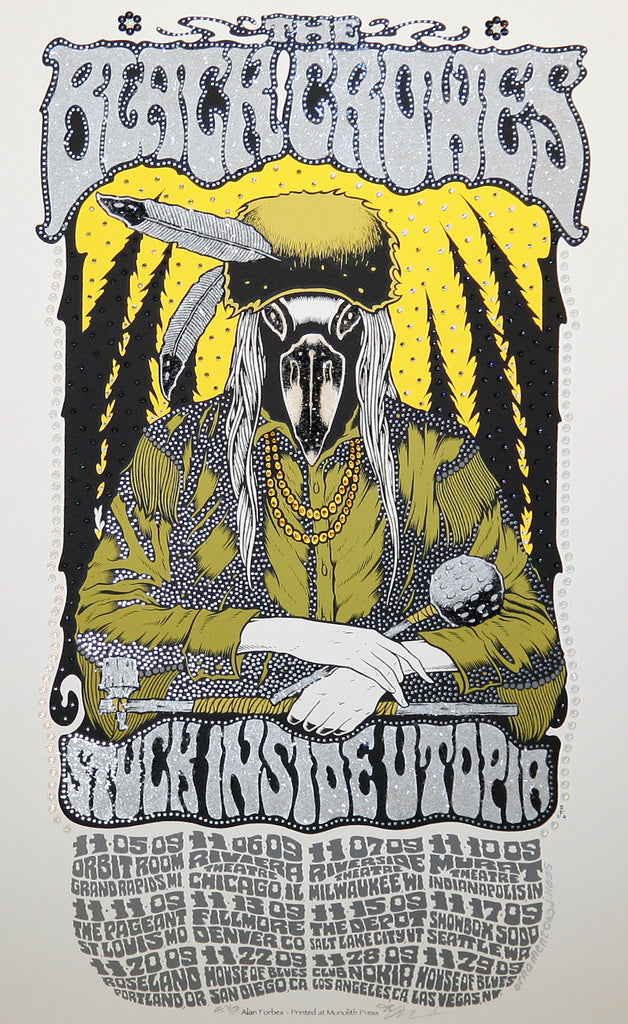 The Black Crowes Stuck Inside Utopia tour 2009 Alan Forbes