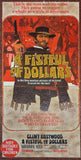 A Fistful of Dollars Original 3 Sheet 1964
