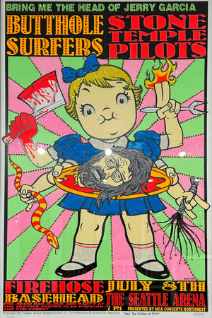 Bring Me The Head Of Jerry Garcia Butthole Surfers Stone Temple Pilots '93 Kozik