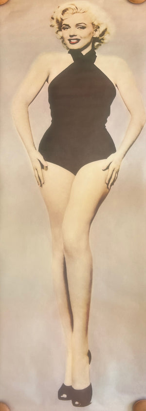 Marilyn Monroe Door Poster Black Suit