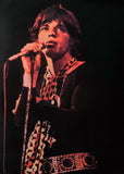 Mick Jagger black light poster 1971