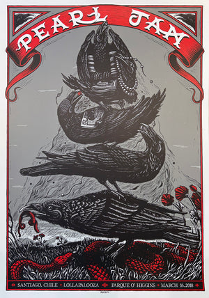 Pearl Jam Lollapalooza Santiago, Chile 2018 Mazatl