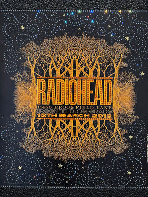 Radiohead Broomfield, CO 2012 Stanley Donwood