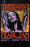 Soundgarden Pearl Jam The Unicorn Frank Kozik 1992