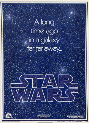 Star Wars original teaser poster 1977