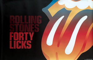The Rolling Stones 40 Licks promo poster