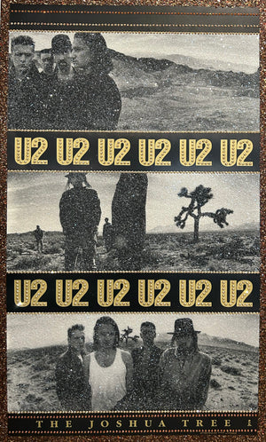 U2 Joshua Tree Promo Poster 1987