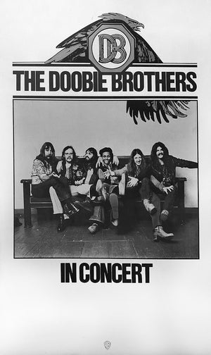 The Doobie Brothers 1975 promo tour poster
