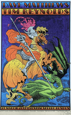 Dave Matthews and Tim Reynolds 2017 London Chuck Sperry