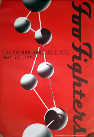Foo Fighters The Colour and the Shape promo poster 1997