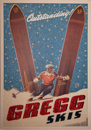 Gregg Skis 1953 Original Poster