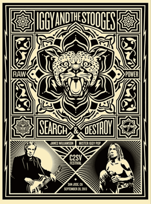 Iggy Pop 2013 San Jose Shepard Fairey