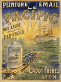 Peinture Email Le Pacific 1910