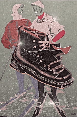 Bally Ski Boots 1953