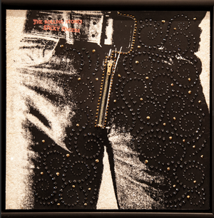 The Rolling Stones Sticky Fingers album cover 1971